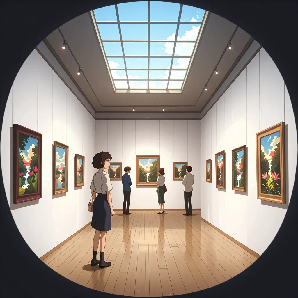 展覧会 연상 이미지