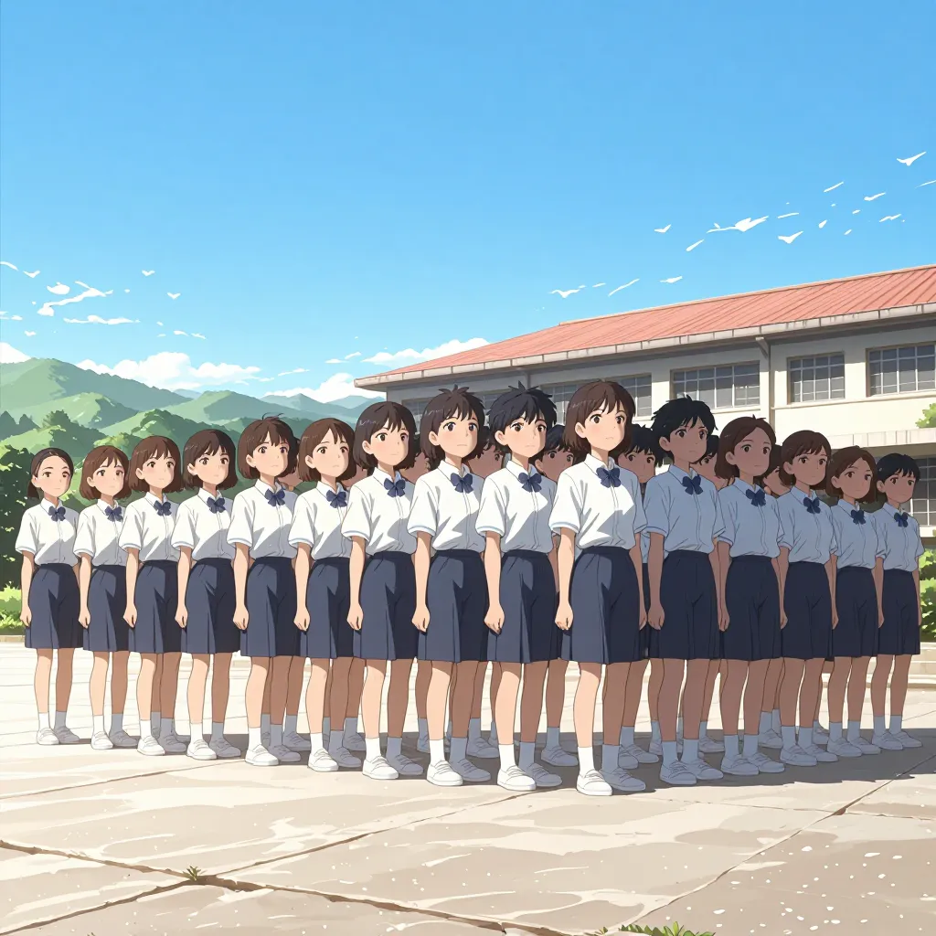 並ぶ 연상 이미지