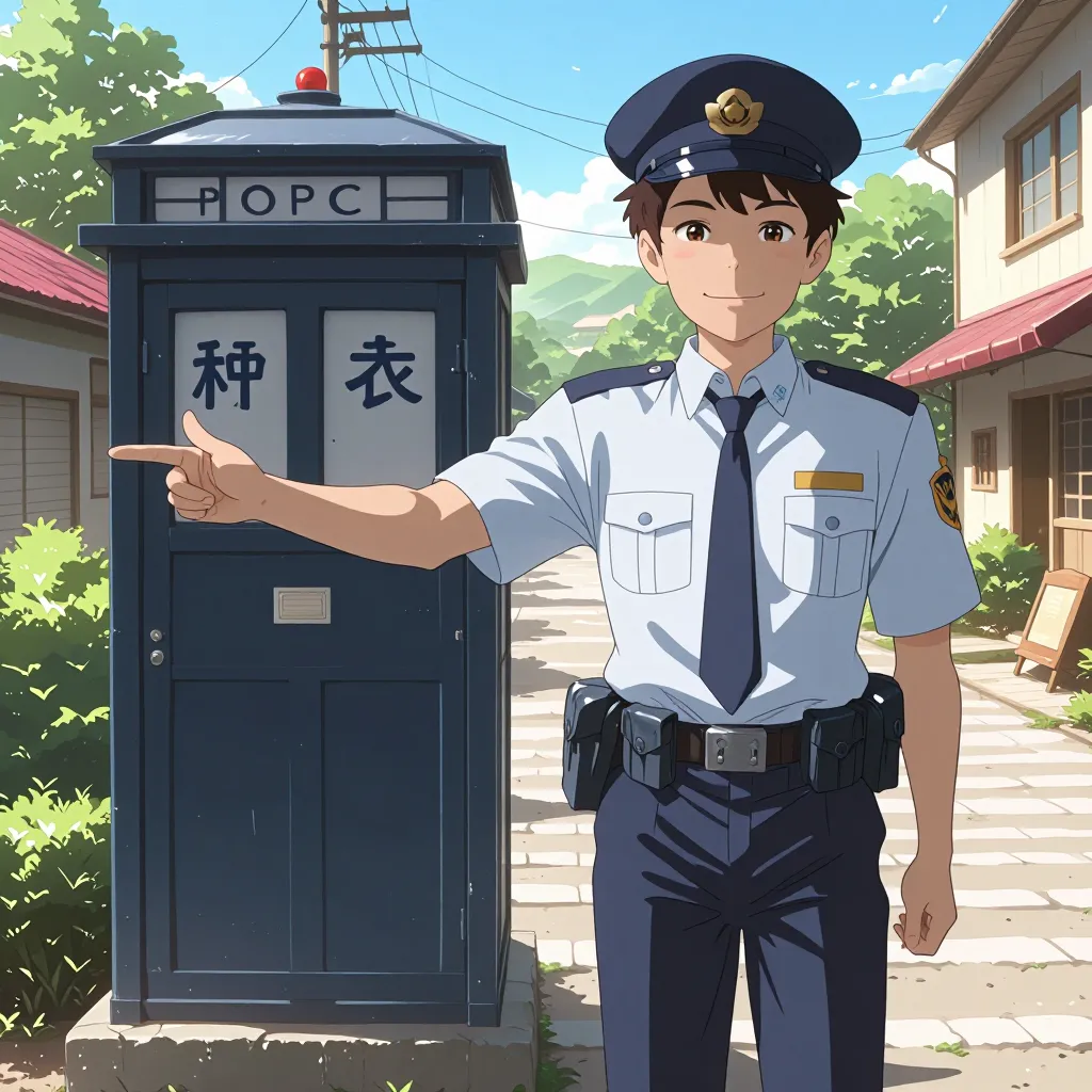 おまわりさん 연상 이미지