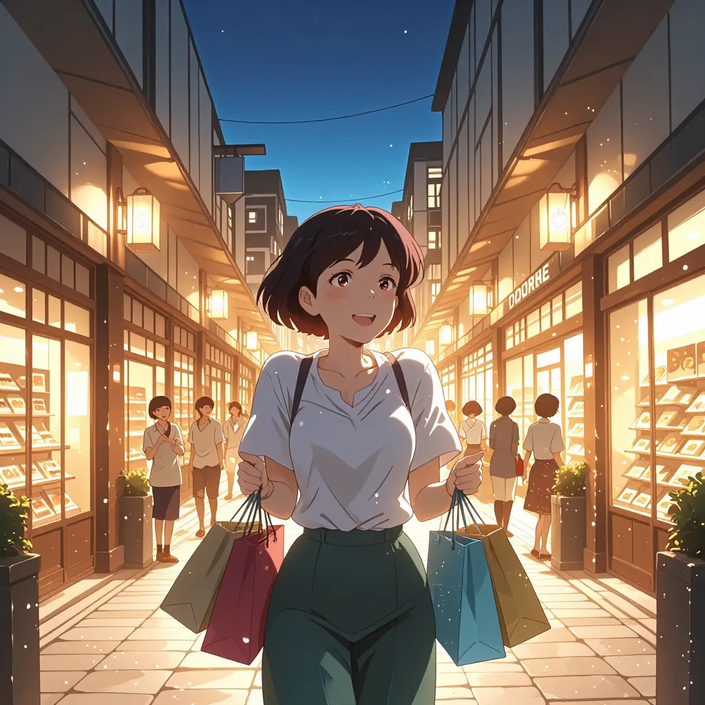 買い物 연상 이미지
