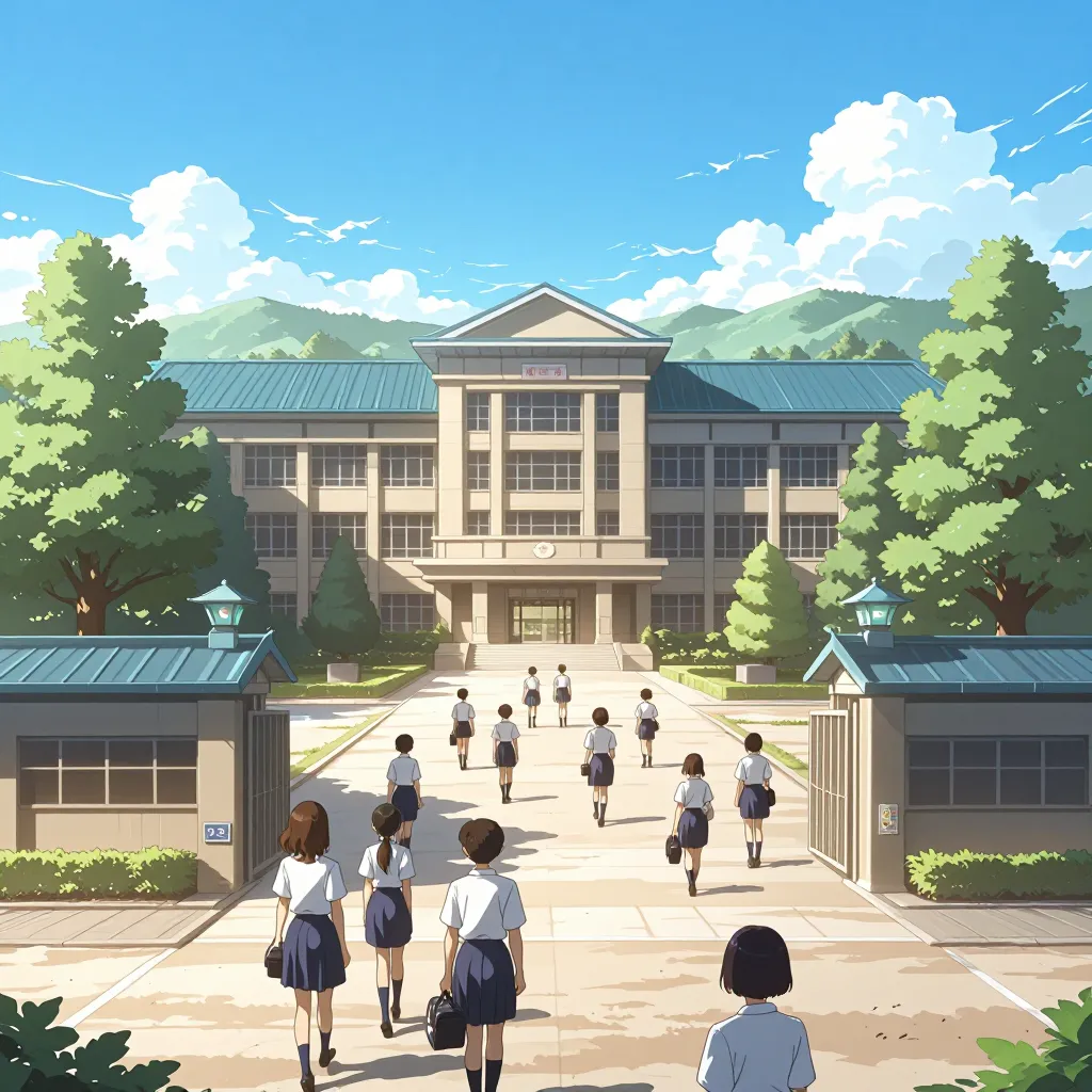 学校 연상 이미지
