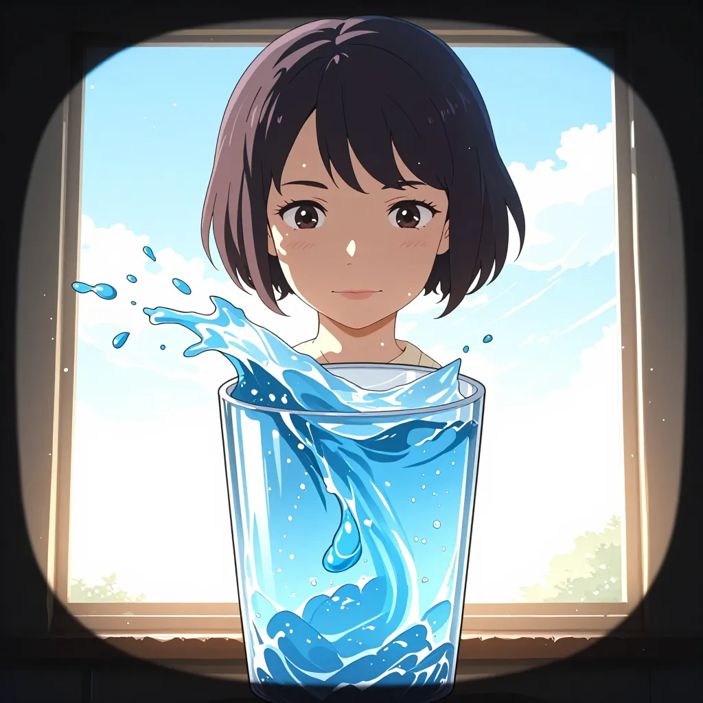 零れる 연상 이미지