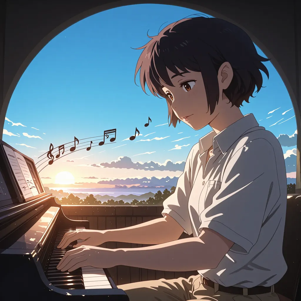 作曲 연상 이미지