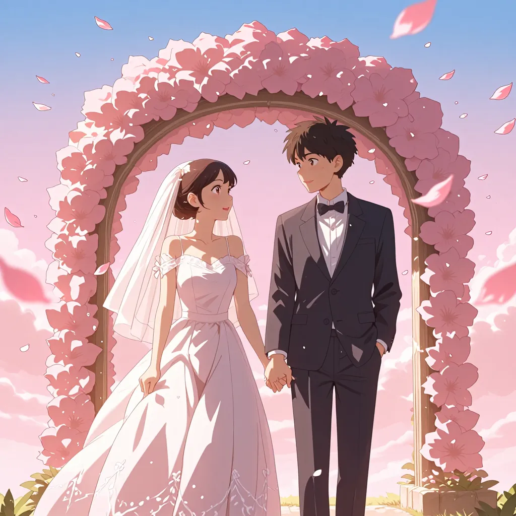 結婚 연상 이미지