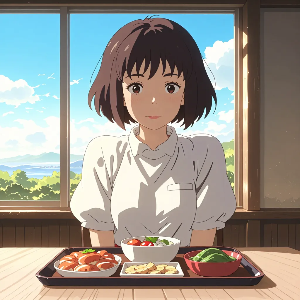 昼食 연상 이미지