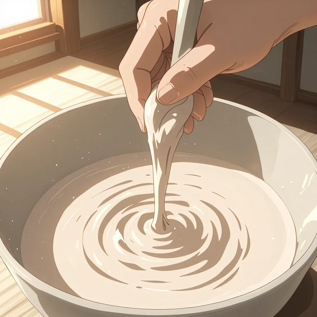 溶く 연상 이미지