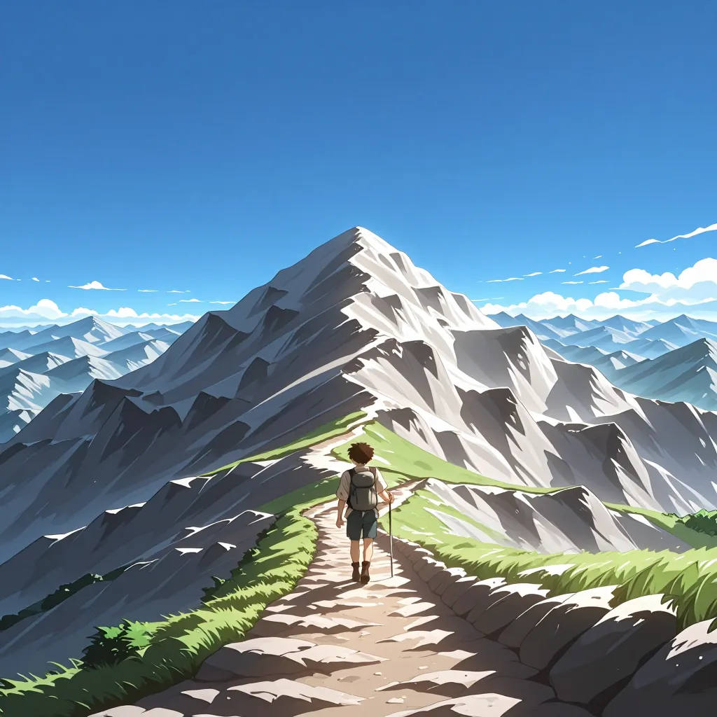 登山 연상 이미지
