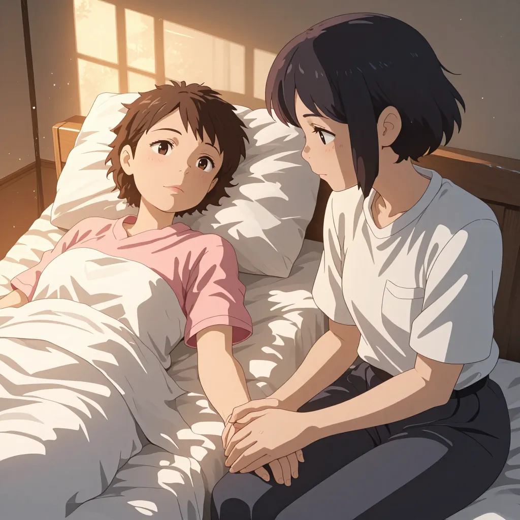 見舞う 연상 이미지
