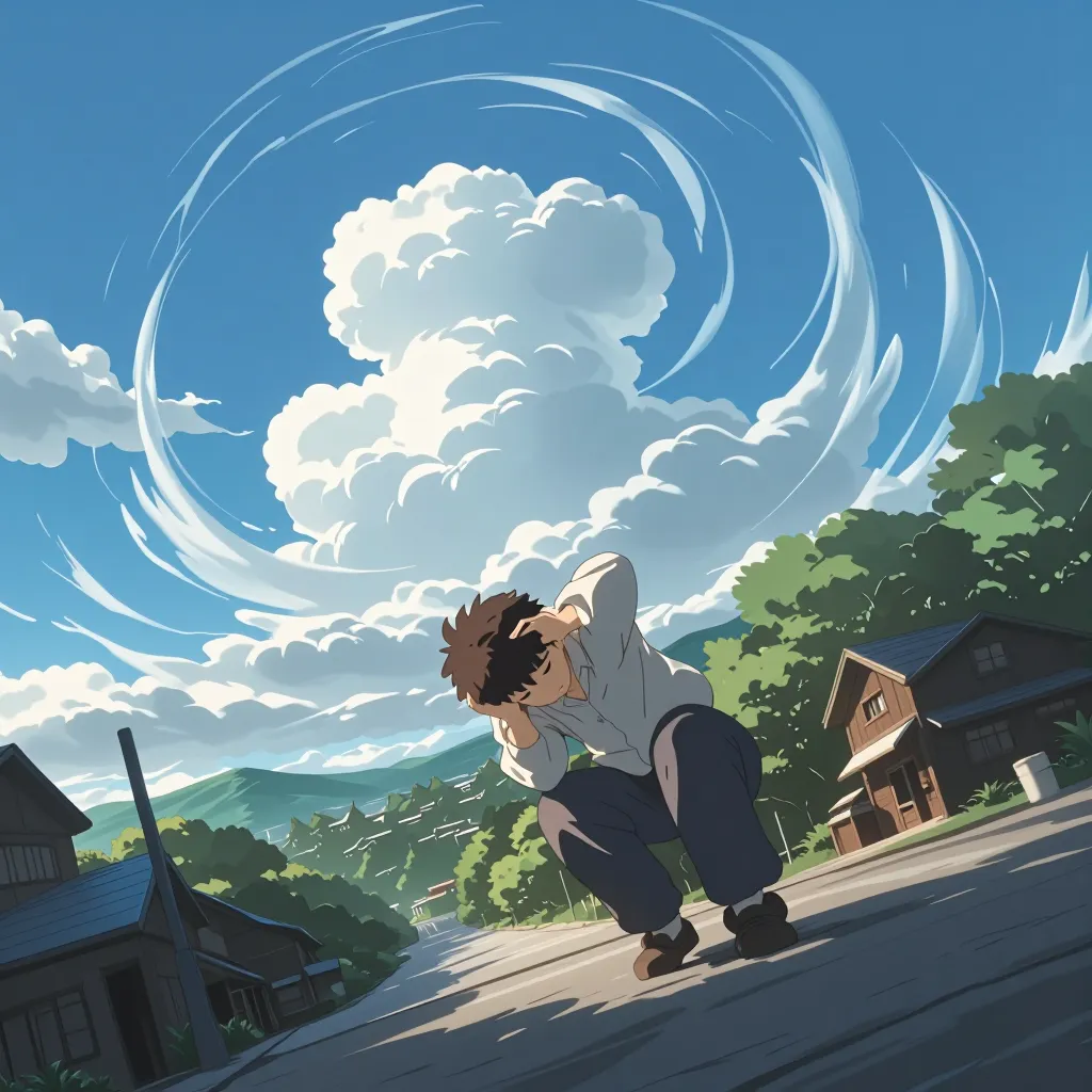 目眩 연상 이미지