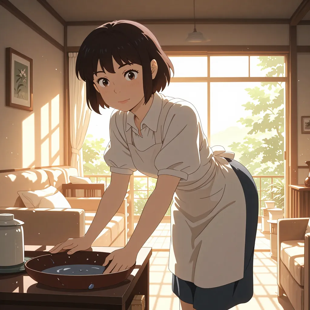 お手伝いさん 연상 이미지
