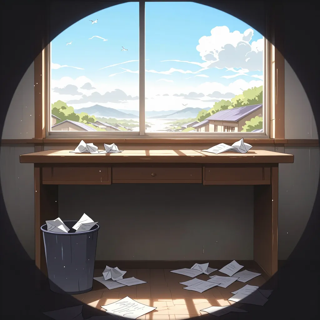 紙くず 연상 이미지