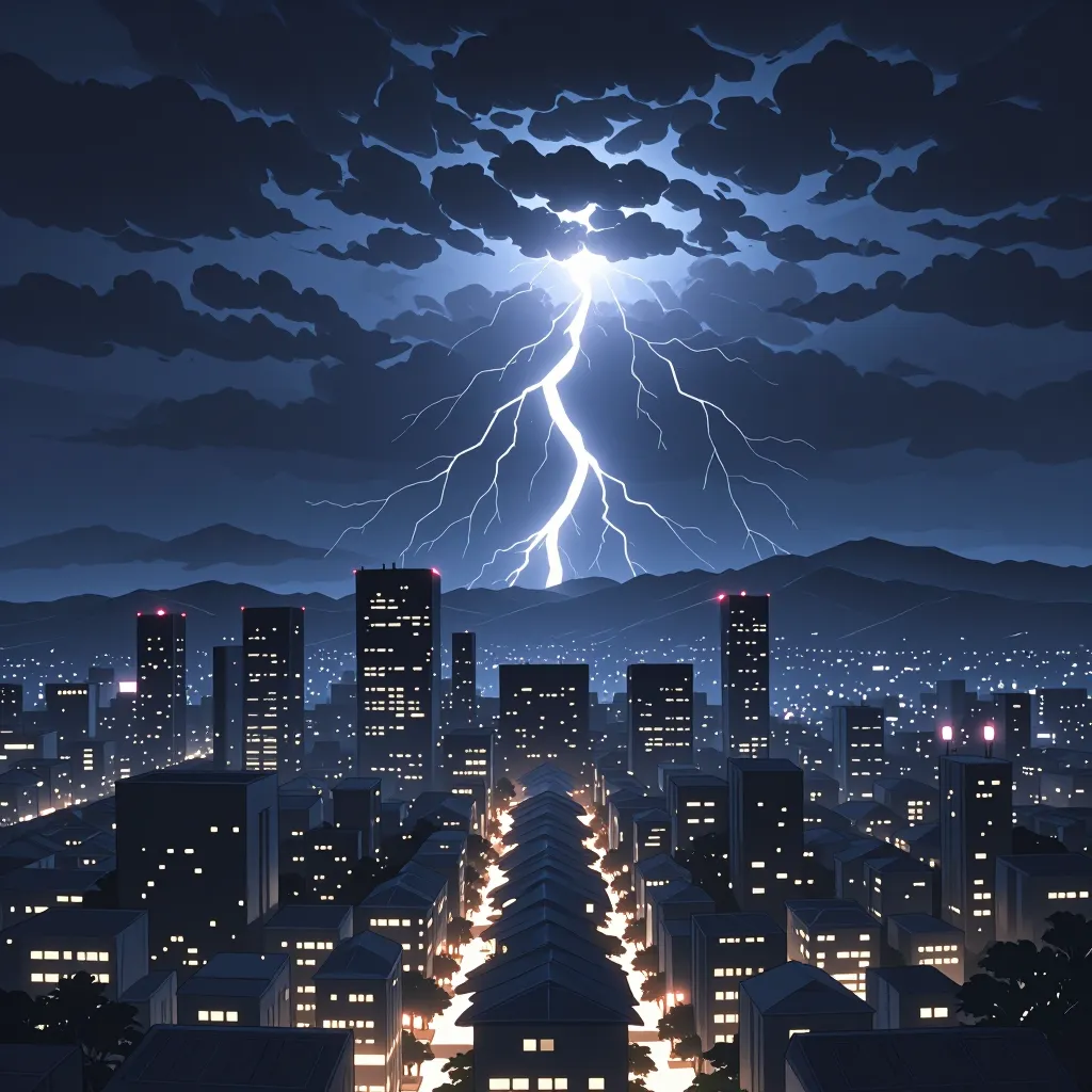 雷 연상 이미지