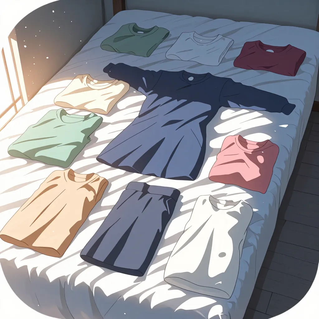 着替え 연상 이미지