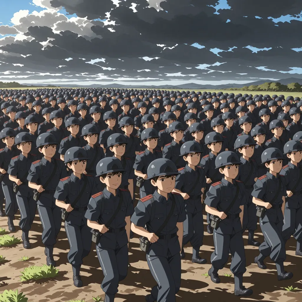 軍 연상 이미지