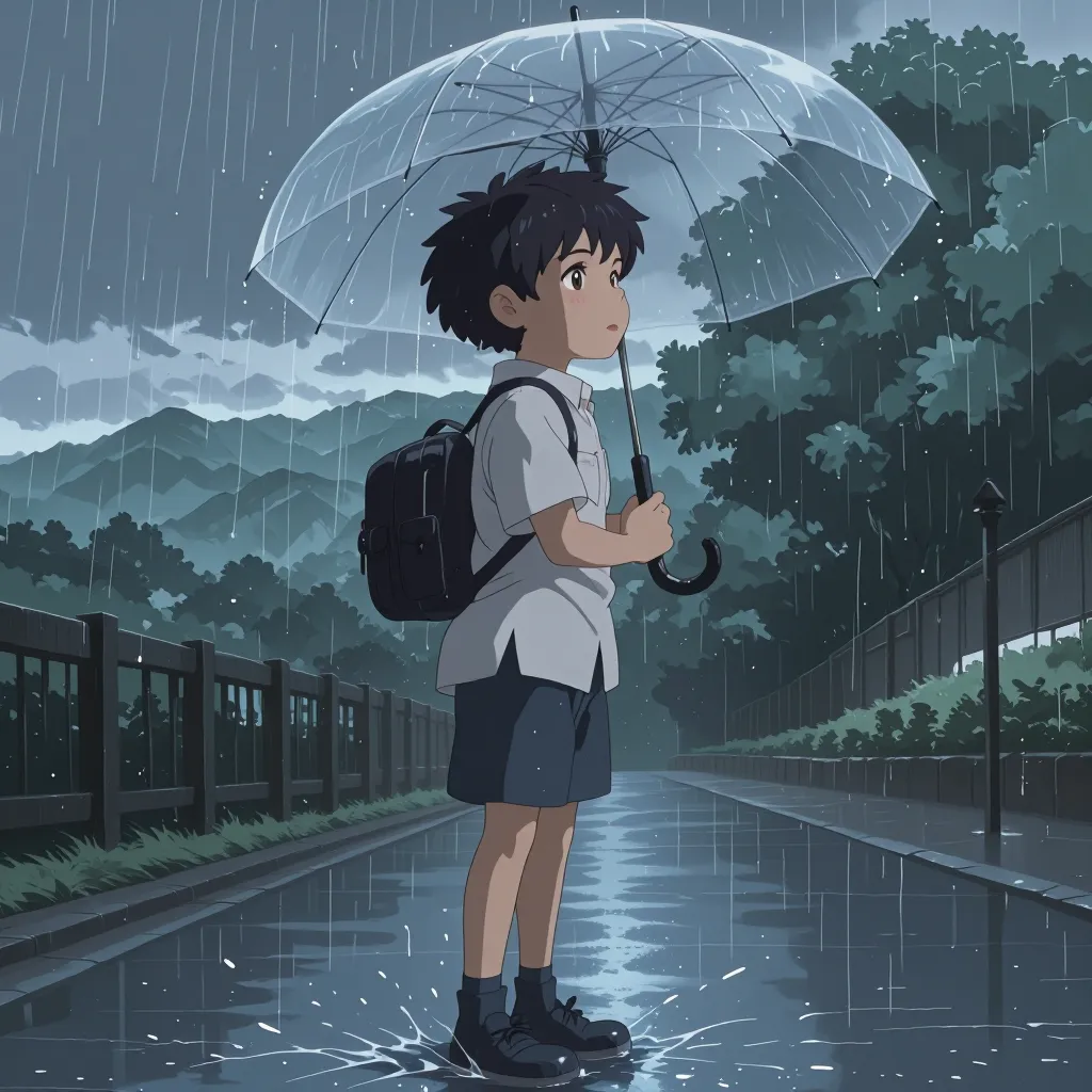 雨 연상 이미지