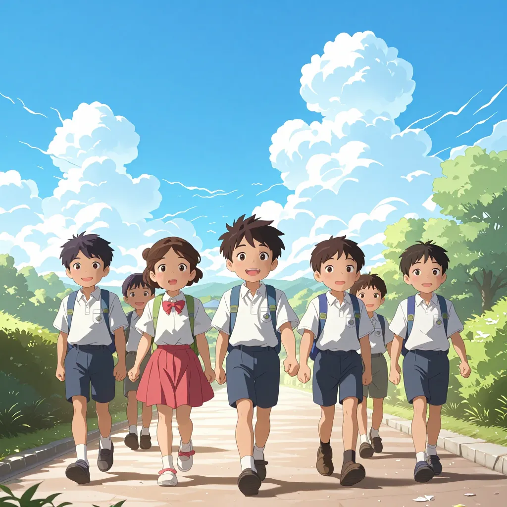 小学生 연상 이미지