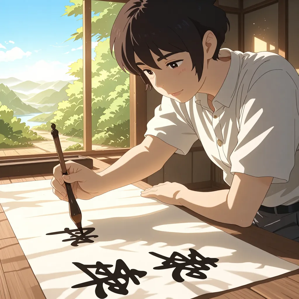 書道 연상 이미지