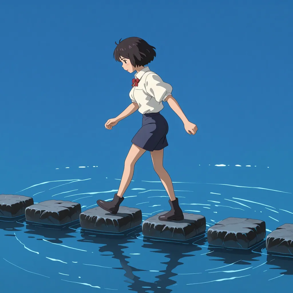 慎重 연상 이미지
