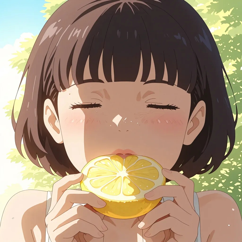 酸っぱい 연상 이미지