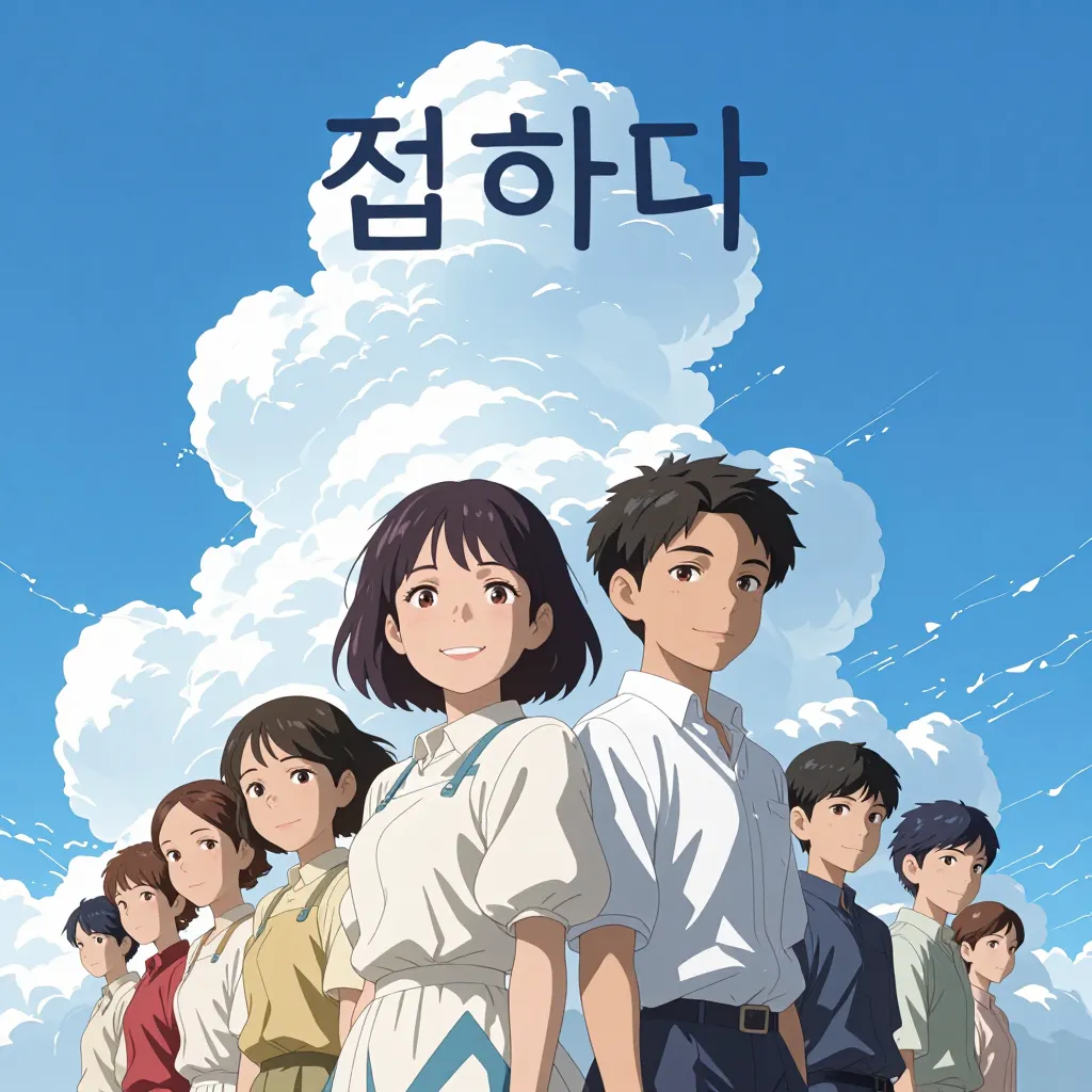 接する 연상 이미지
