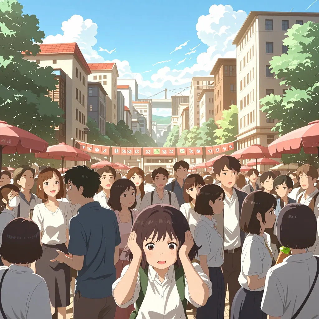 騒騒しい 연상 이미지