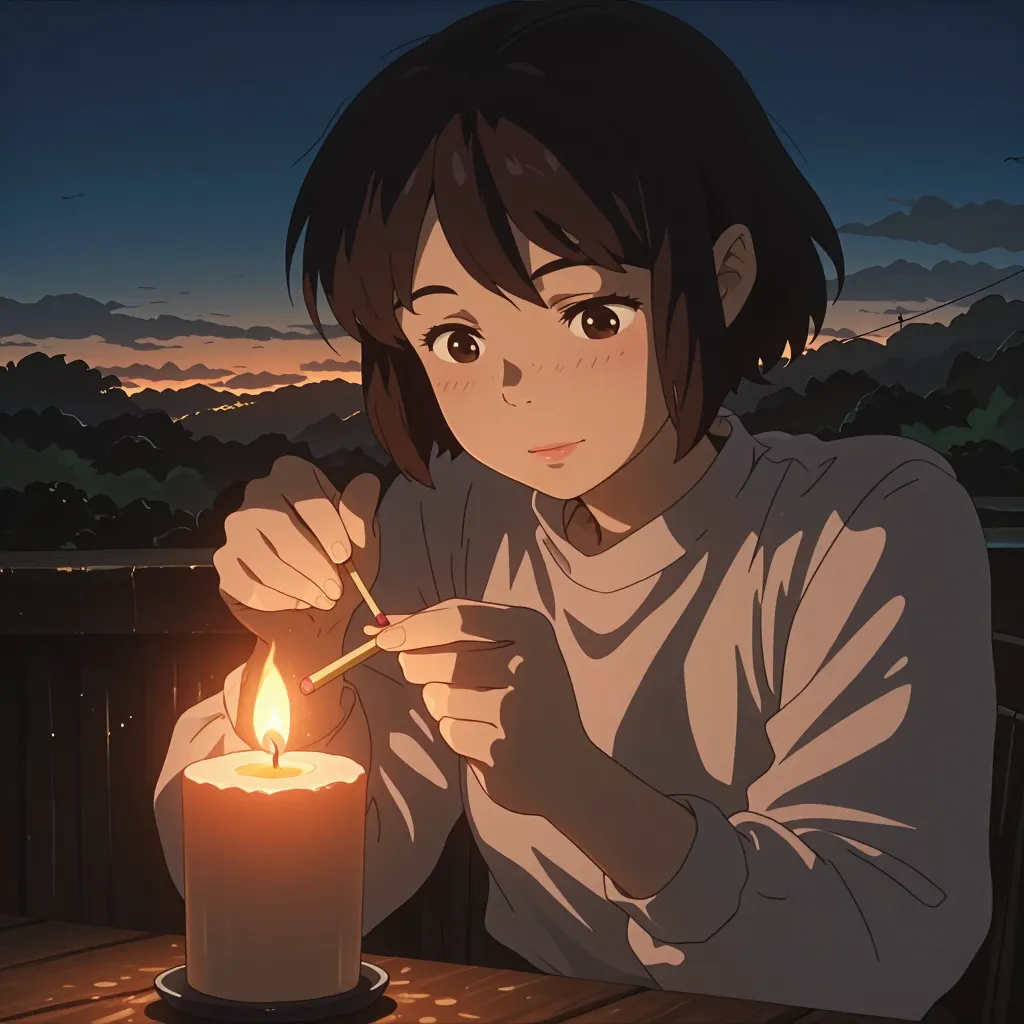 点ける 연상 이미지