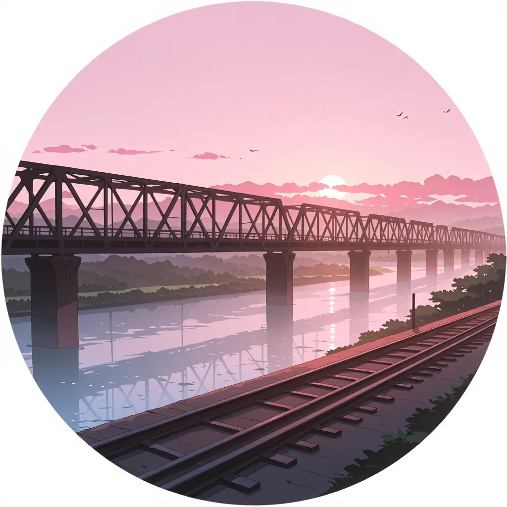 鉄橋 연상 이미지