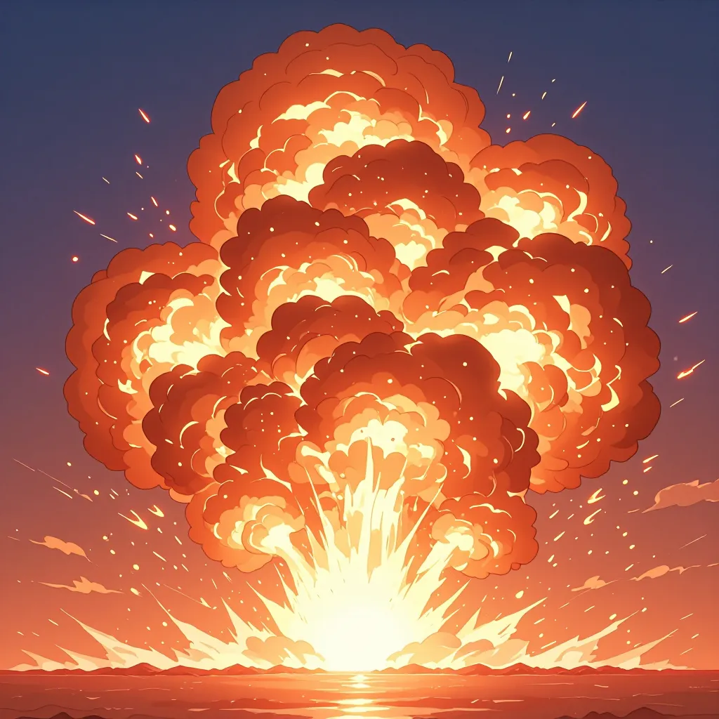 爆発 연상 이미지