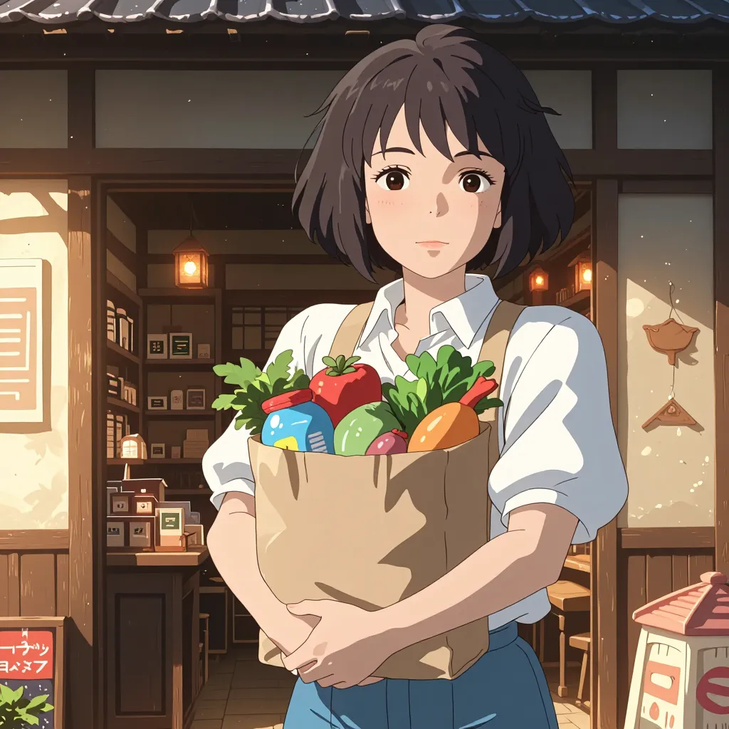 袋 연상 이미지