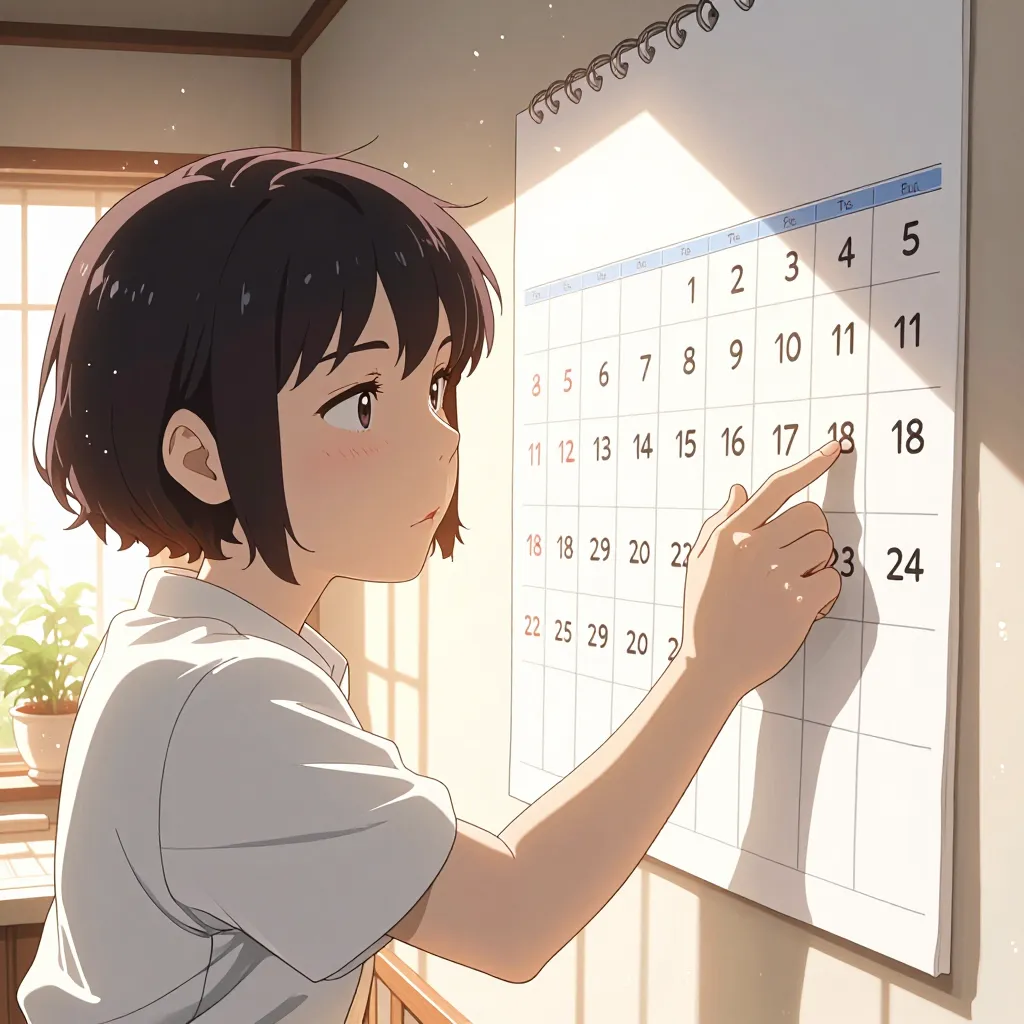 曜日 연상 이미지