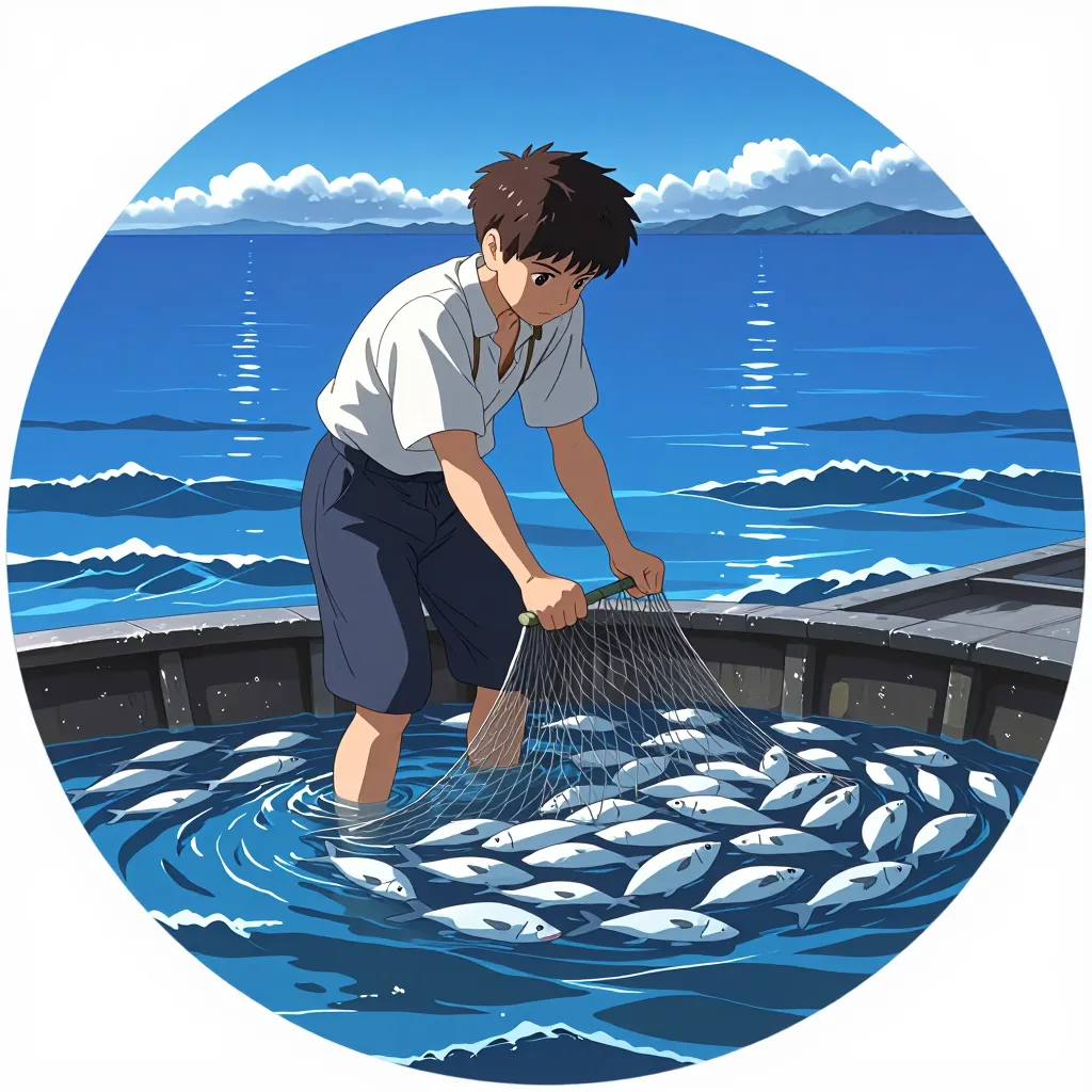 漁師 연상 이미지