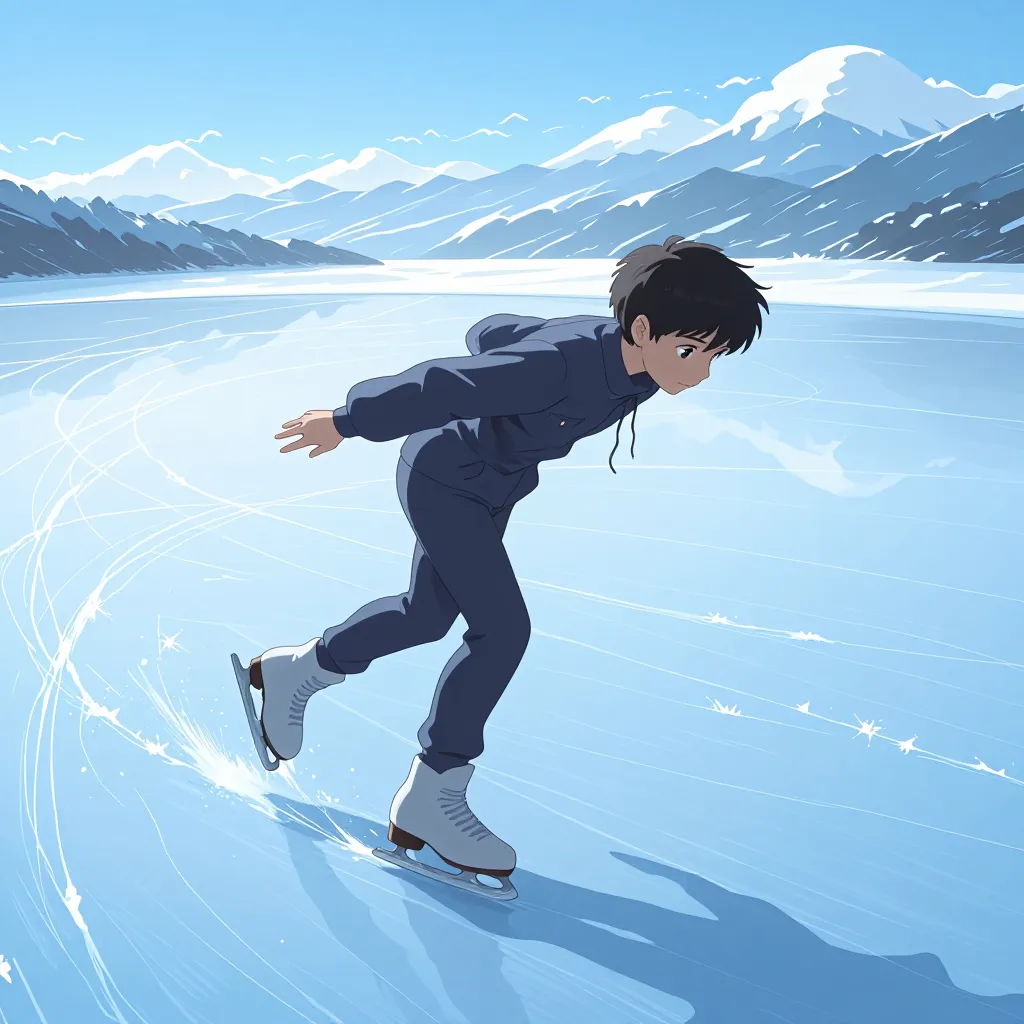 スケート 연상 이미지