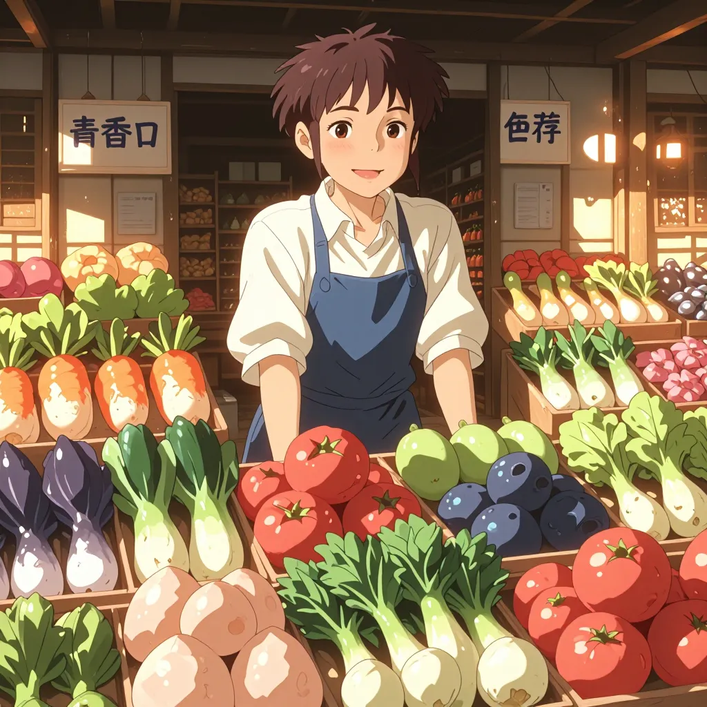 八百屋 연상 이미지