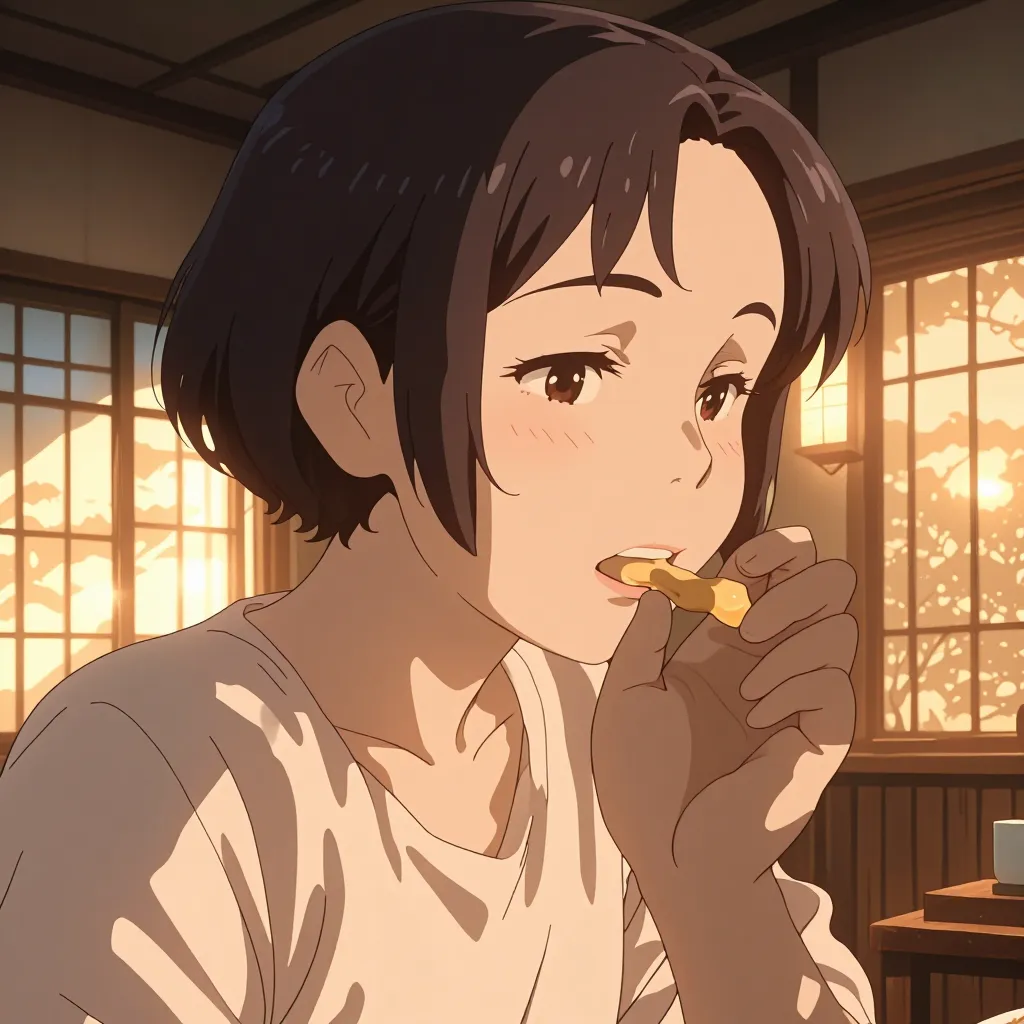 飲み込む 연상 이미지