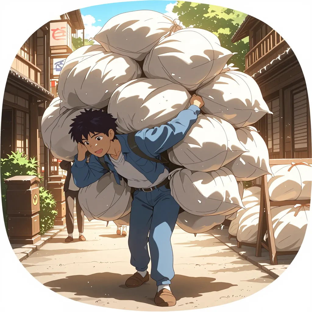 かさばる 연상 이미지