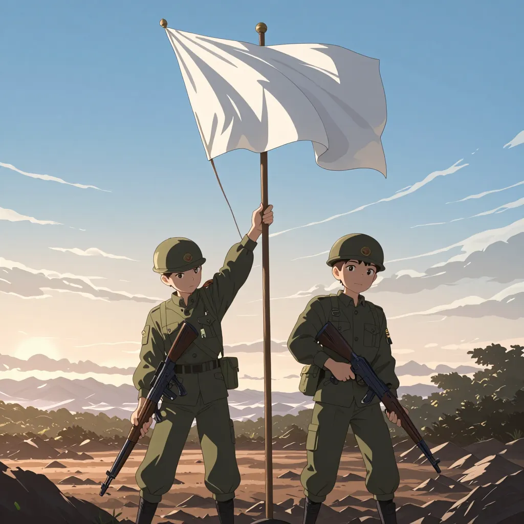 休戦 연상 이미지