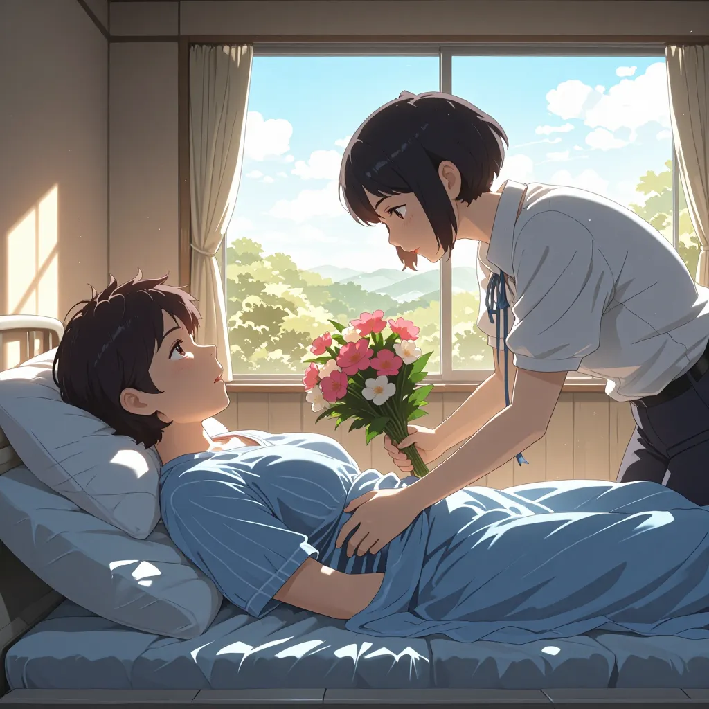 お見舞い 연상 이미지