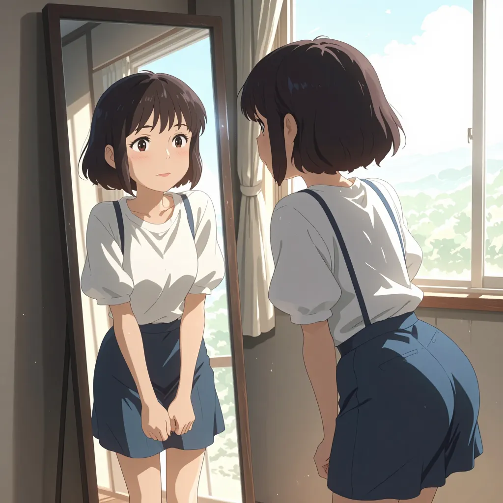 鏡 연상 이미지
