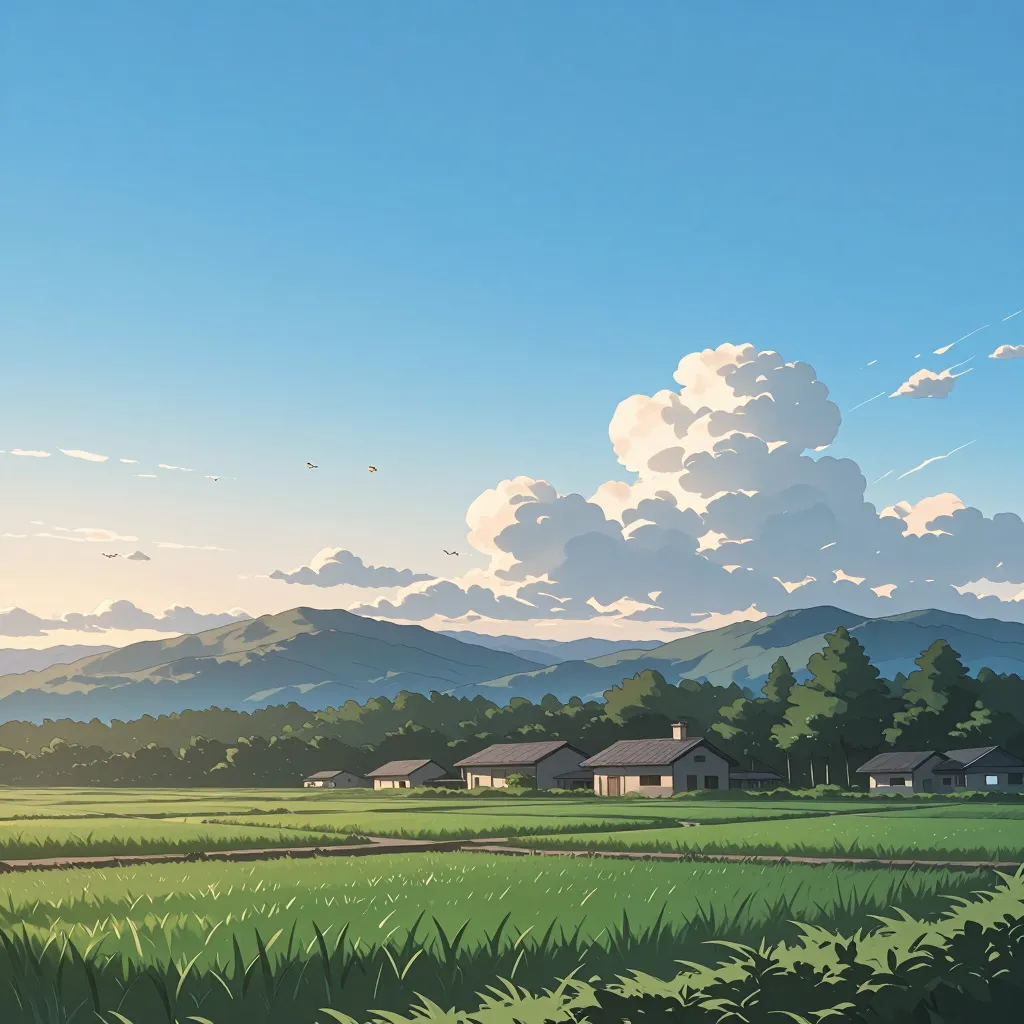 田園 연상 이미지