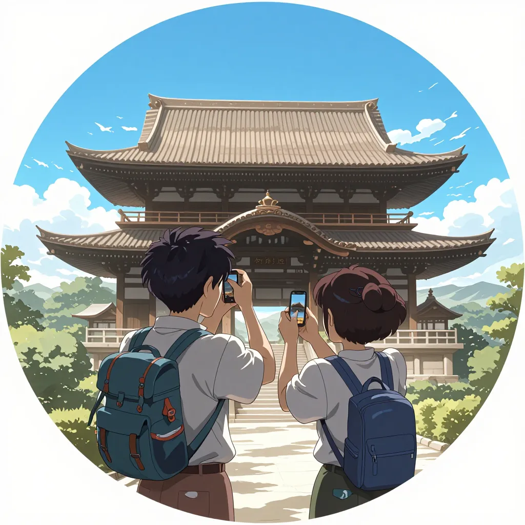 観光 연상 이미지
