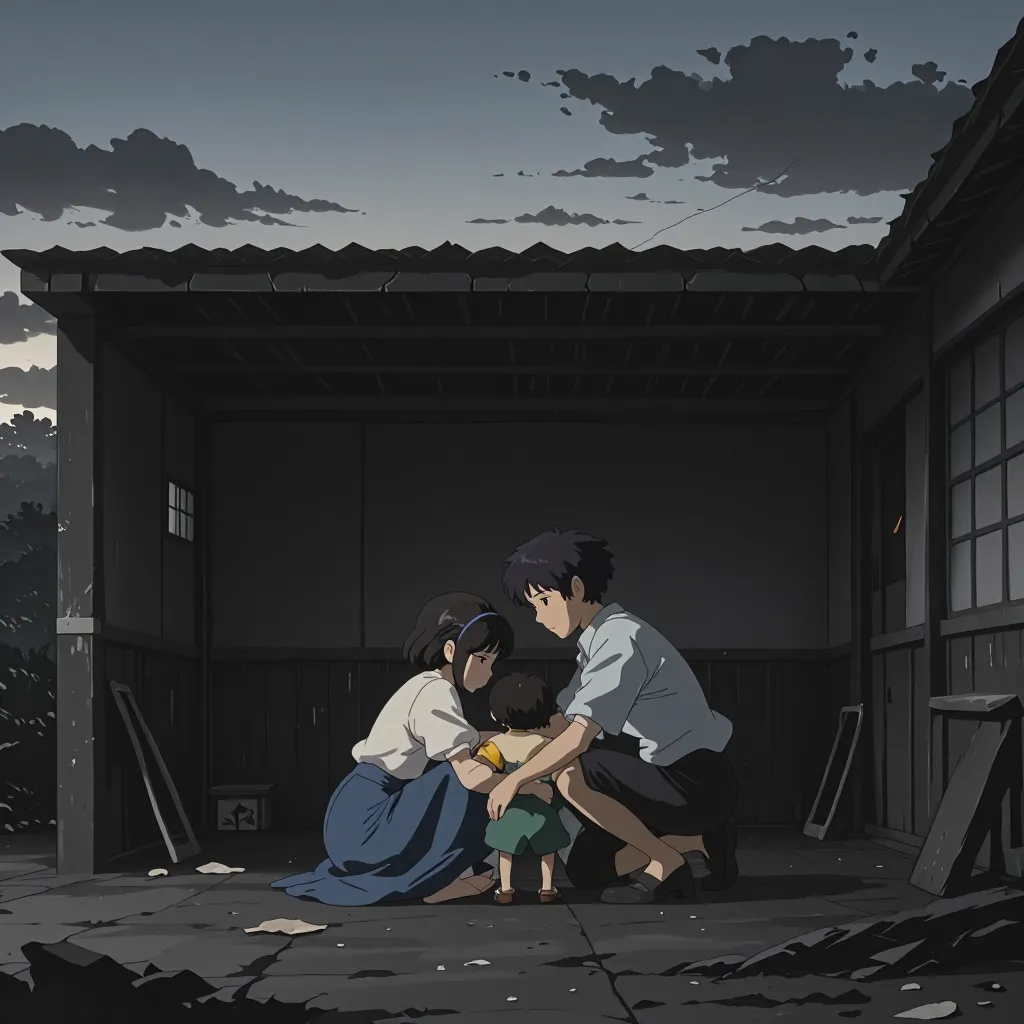 貧困 연상 이미지
