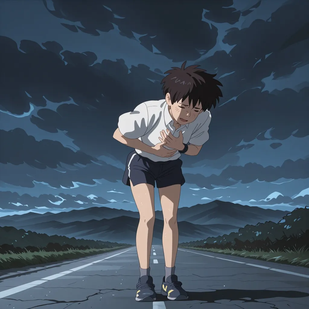 苦しい 연상 이미지