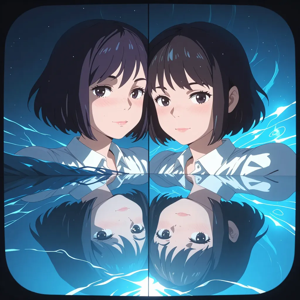 歪む 연상 이미지