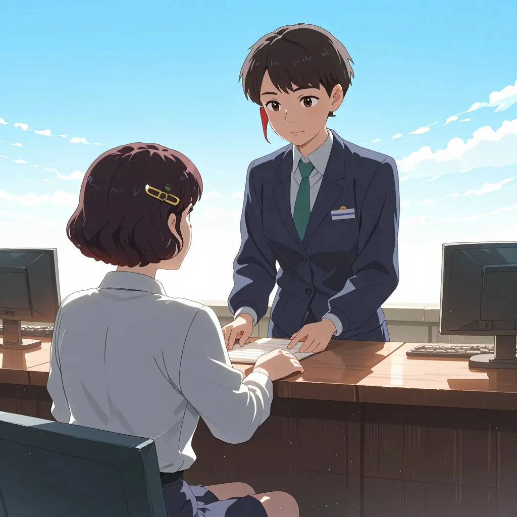 公務員 연상 이미지